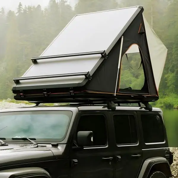 ZS Uptop Campers Roof Top Tent Aluminum Clamshell Waterproof For 4x4 Offroad Camping uptop campers roof top tent made in china