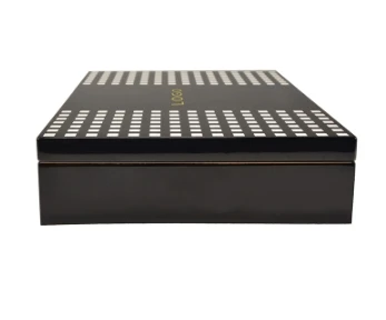 Customized High-End Large-Capacity Cigar Box Exquisite Pine Wood Storage Lacquer Cabinet Solid Wood Cigarette