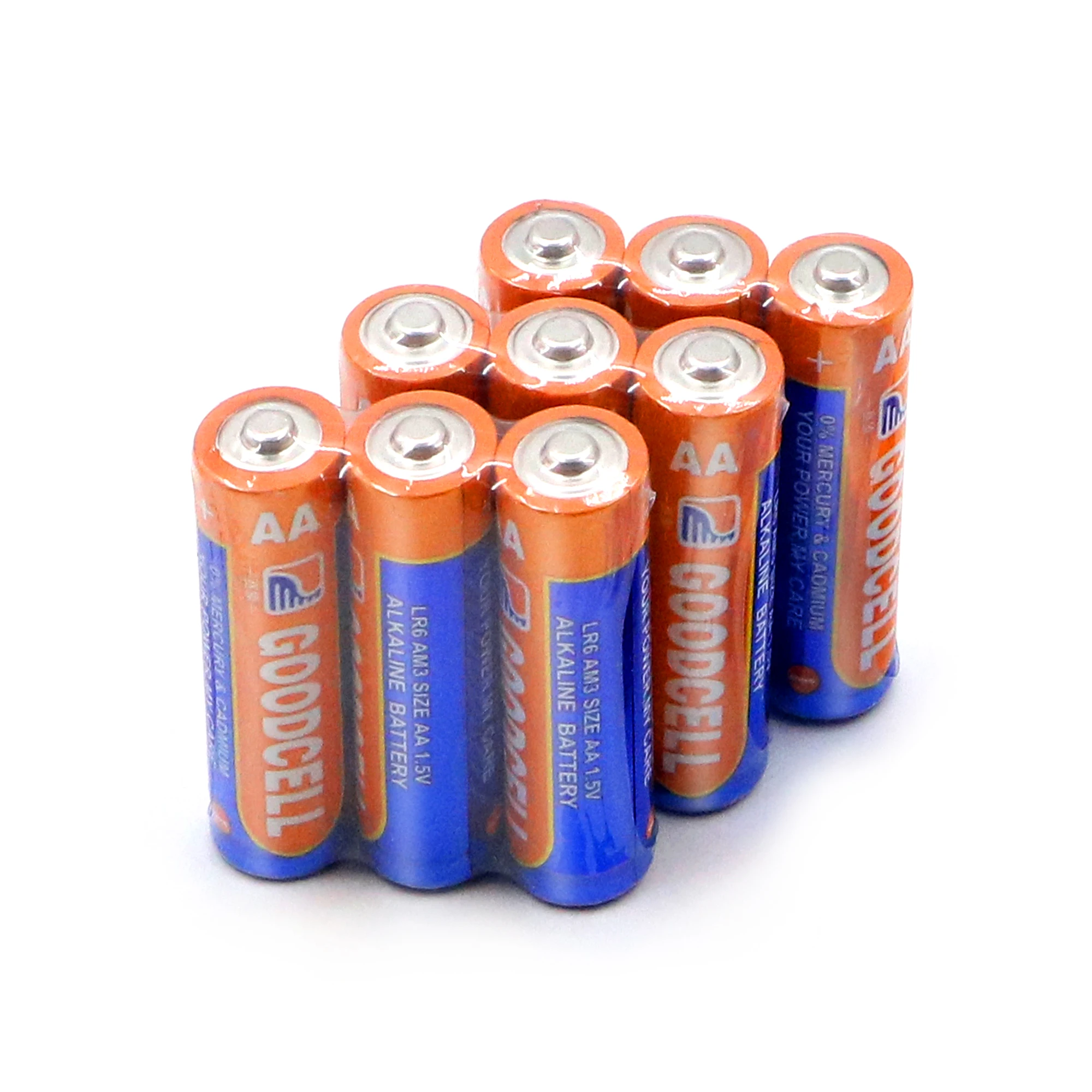 Hot selling 1.5v aa am3 lr6 alkaline battery no.5 dry battery