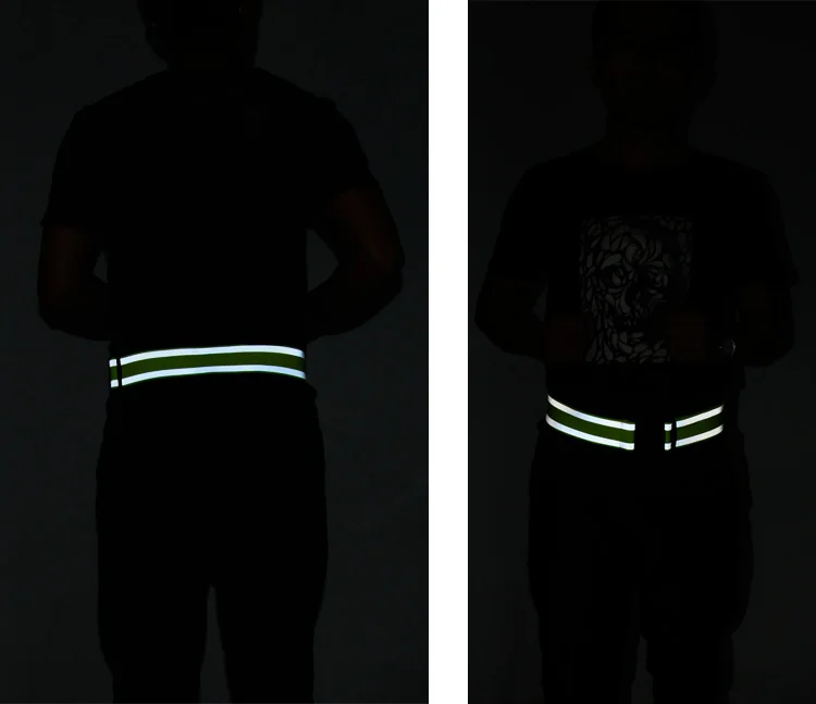 ZUJA Custom Safety Reflective Waist Belt For Motorcycle Cycling