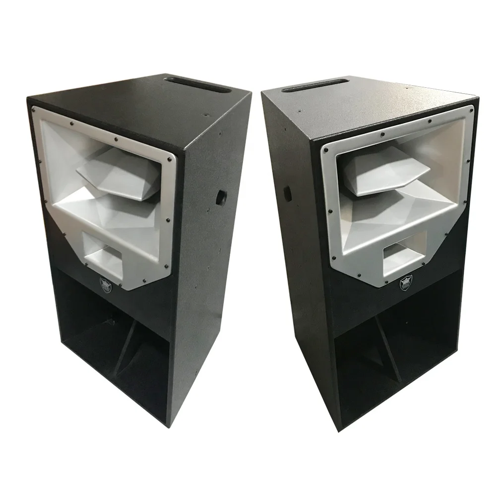 Factory price 15 inch 3 way dj professional audio video speakers for bar and stage performance