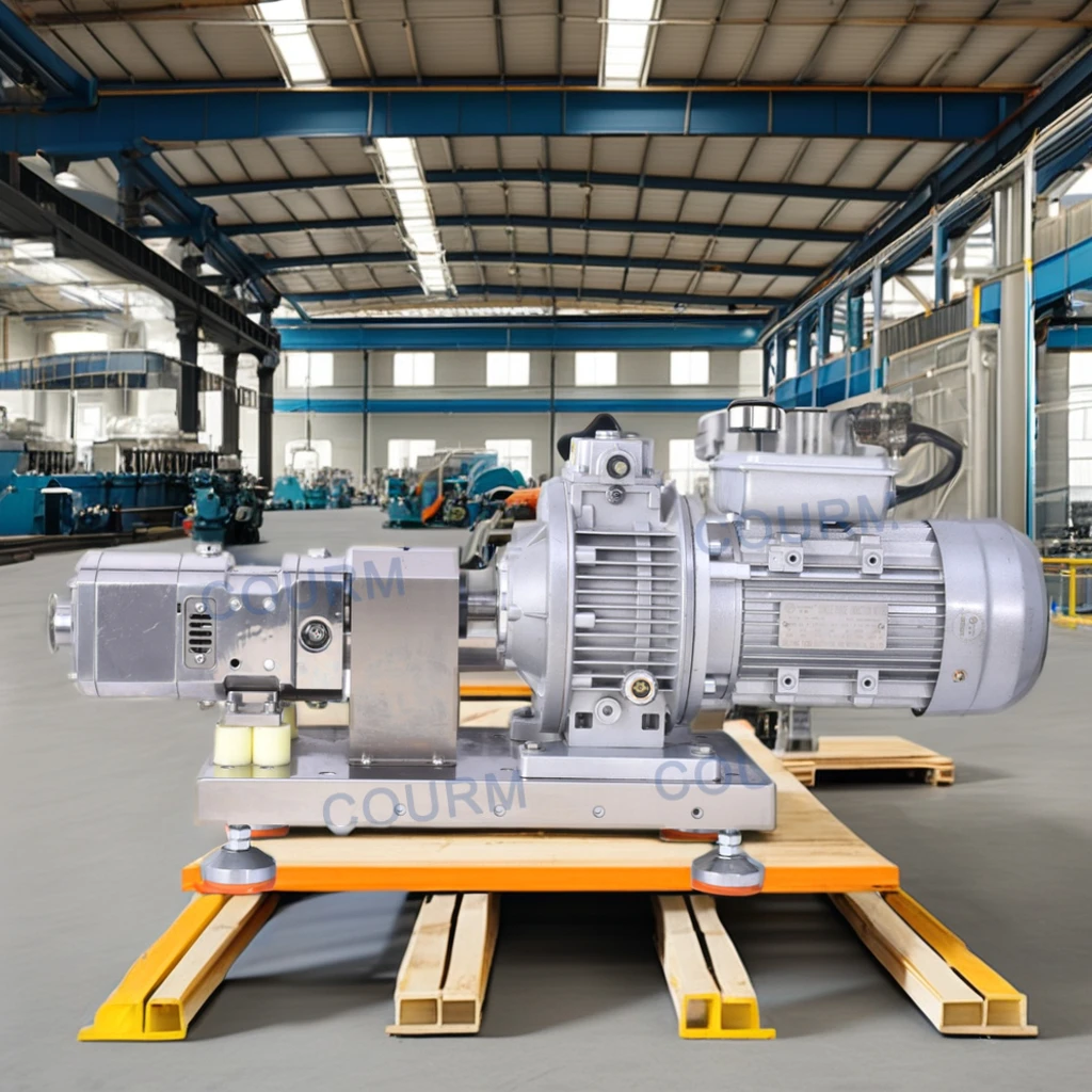 COURM high quality whole sale horizontal stainless steel single screw rotor honey transfer pump