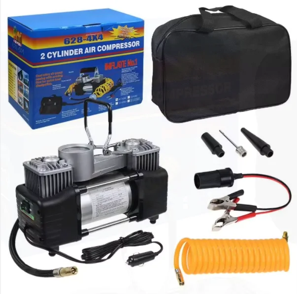 Pure copper movement high-power electric pneumatic pump portable car tire pneumatic pump