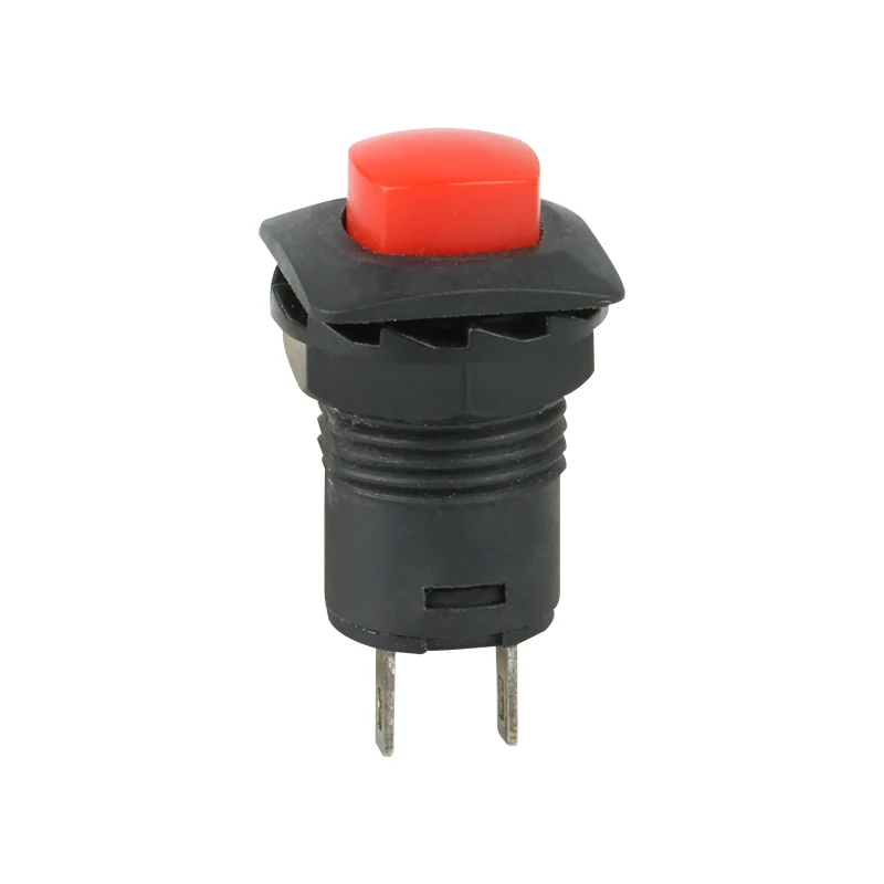 red automatic reset pressure plastic on off small waterproof push button switch