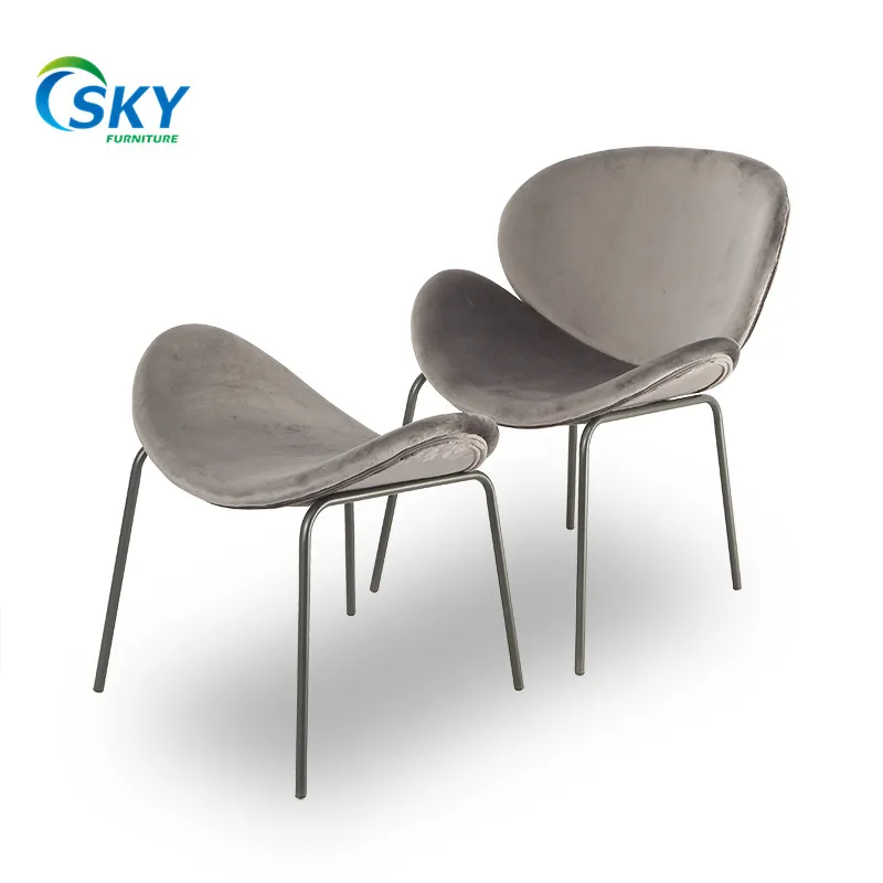 SKY Seek For Business Partner On The Overseas Market  Modern pu leather fabric comfortable modern leisure chair modern