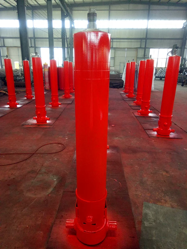 single-acting multi-stage dump truck hydraulic telescopic cylinder