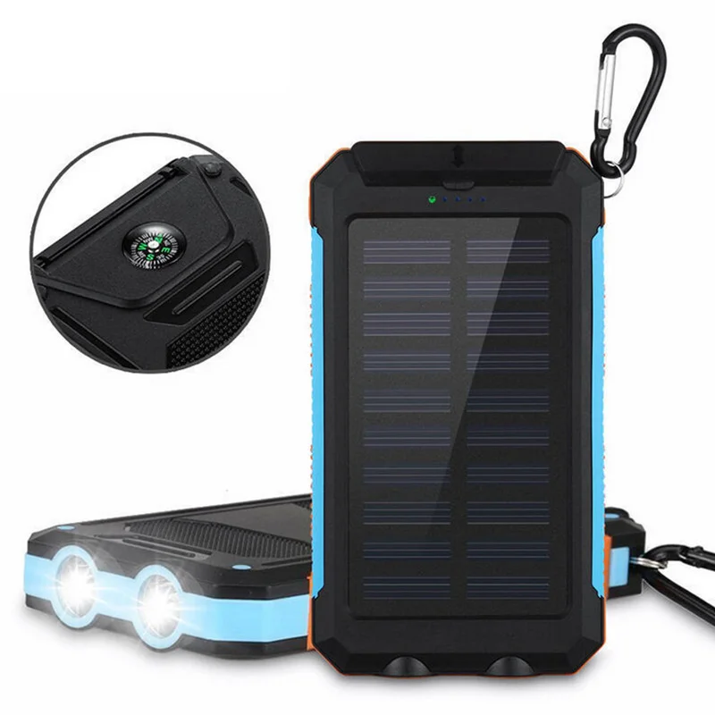 Portable solar mobile panel foldable  power banks 30000mah power bank 2 for outdoors camping travel best selling products