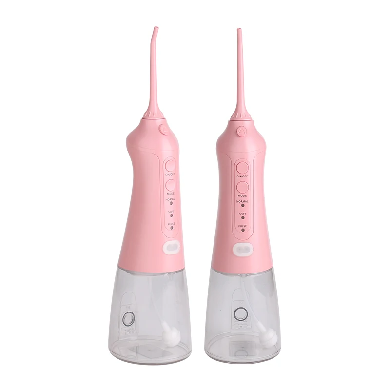 Family Travel Dental Irrigator Tooth Clean Electric Toothbrush Water Flosser with 3 Modes 4 Jet Tip