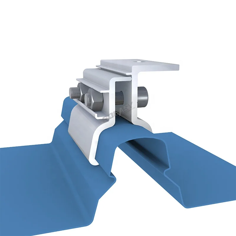 Стоячий металлический кровельный алюминиевый крюк для крыши