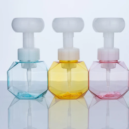 43/410 300ml 1.6cc Foaming Rose Flower Skin Care Hot Sale Free Sample with Patent Made In China Foam Soap Dispenser Bottle Pump