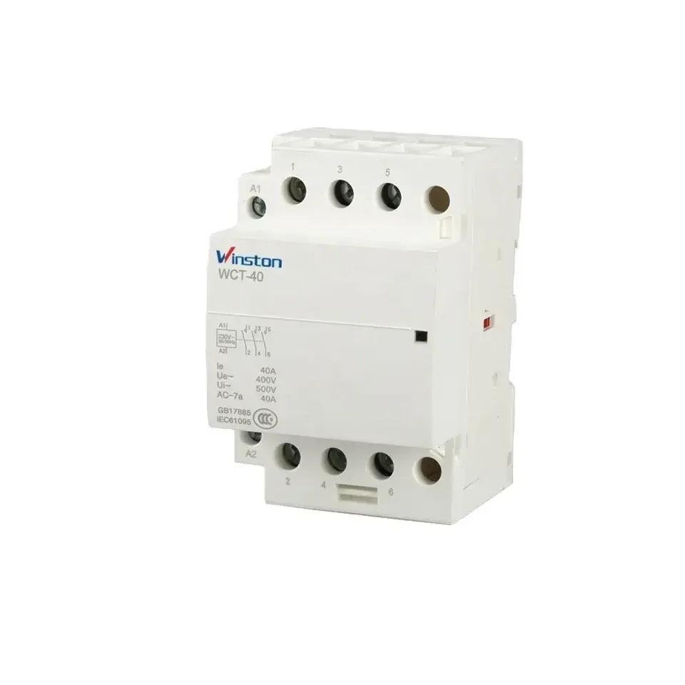 Electrical Supply Household Contacts 3P 40A Types Of Manual DC Contactor