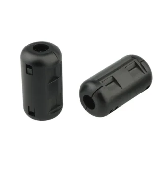 Ferrite ring Core for cutting noise on USB, Audio Black Gray Snap-on EMC Line Ferrite Core RF Filter RFI EMI