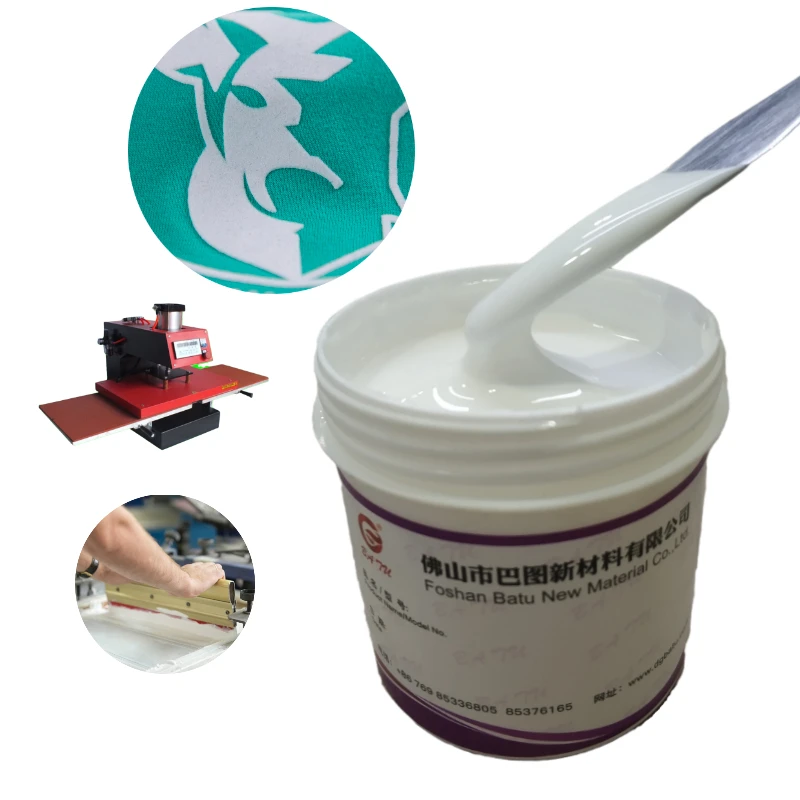 3D Sense Flock Ink Heat Transfer Flocking Paste for Silk Screen Printing