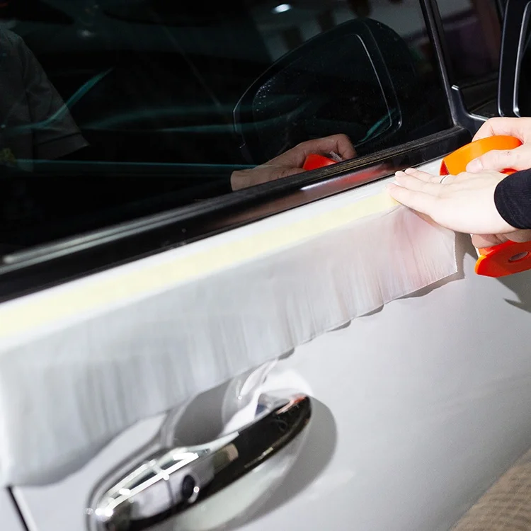 Custom Folded Degradable Plastic Protective Automotive Auto Spray Masking Film car film For Car Painting