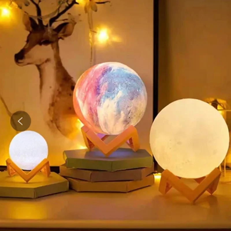 Chaoliu 2023LED Moon Lamp Mood Night Light magnetic rotating and levitating floating moon lamp