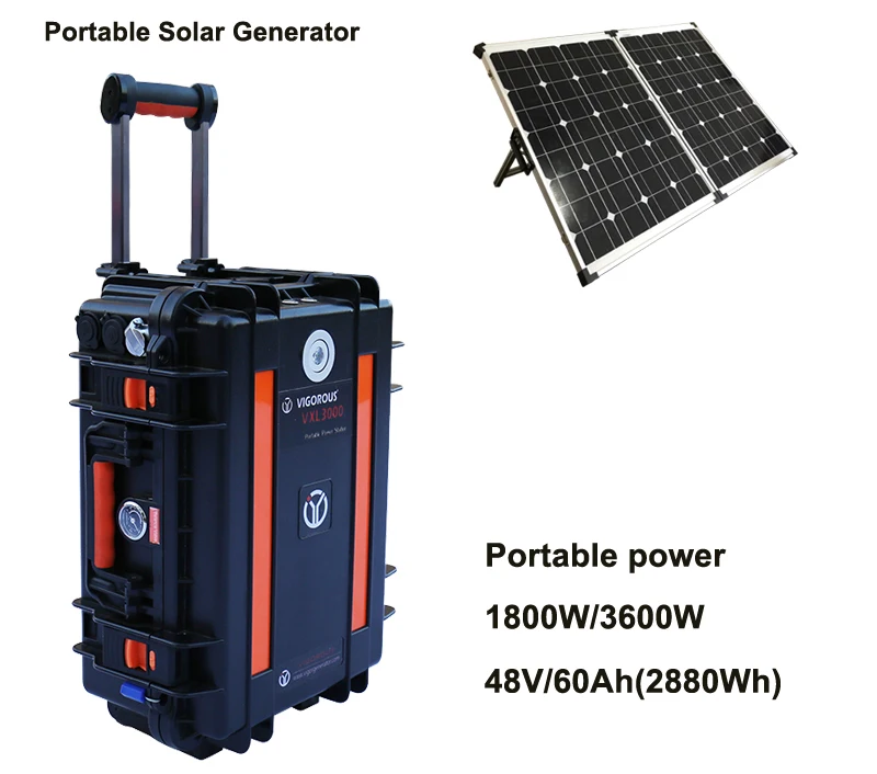 3000W Solar Powered Electric Generator,Solar Mini Generator 230V 50Hz For Camping Emergency