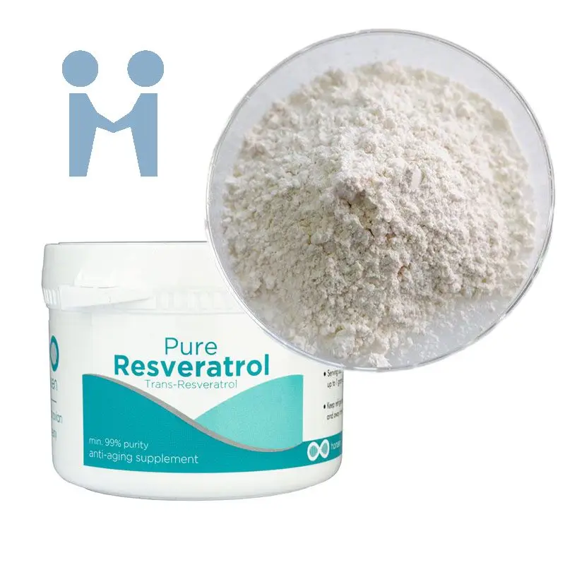 Wholesale Bulk CAS 501-36-0 Trans-Resveratrol 98% 99% Trans Resveratrol Resveratrol powder