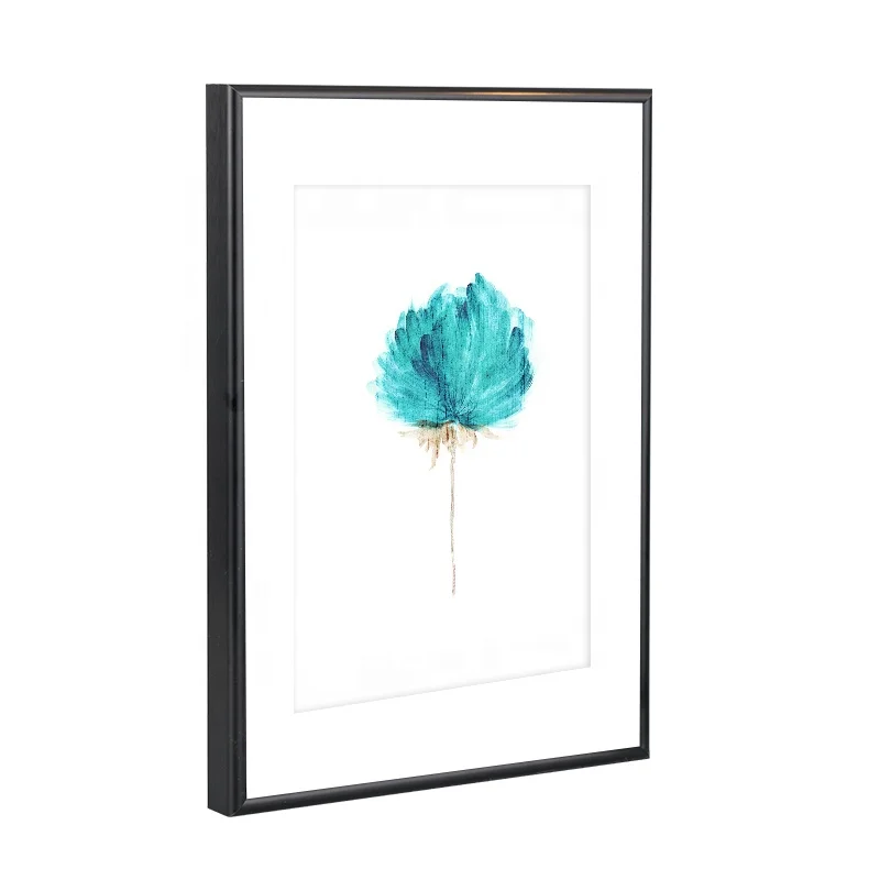 
 Manufacturer customized  A4 5x7 certificate poster aluminum picture photo frame tabletop  