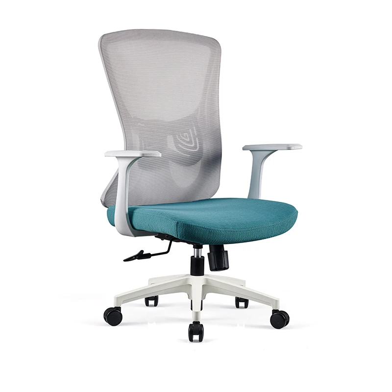 pakistan price wooden high back white net fabric butterfly mechanism office chair for sale in stock