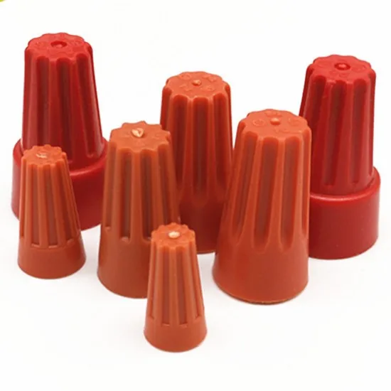 500pcs package high quality P3 orange color 600v plastic spring fast electric twist on wire connector