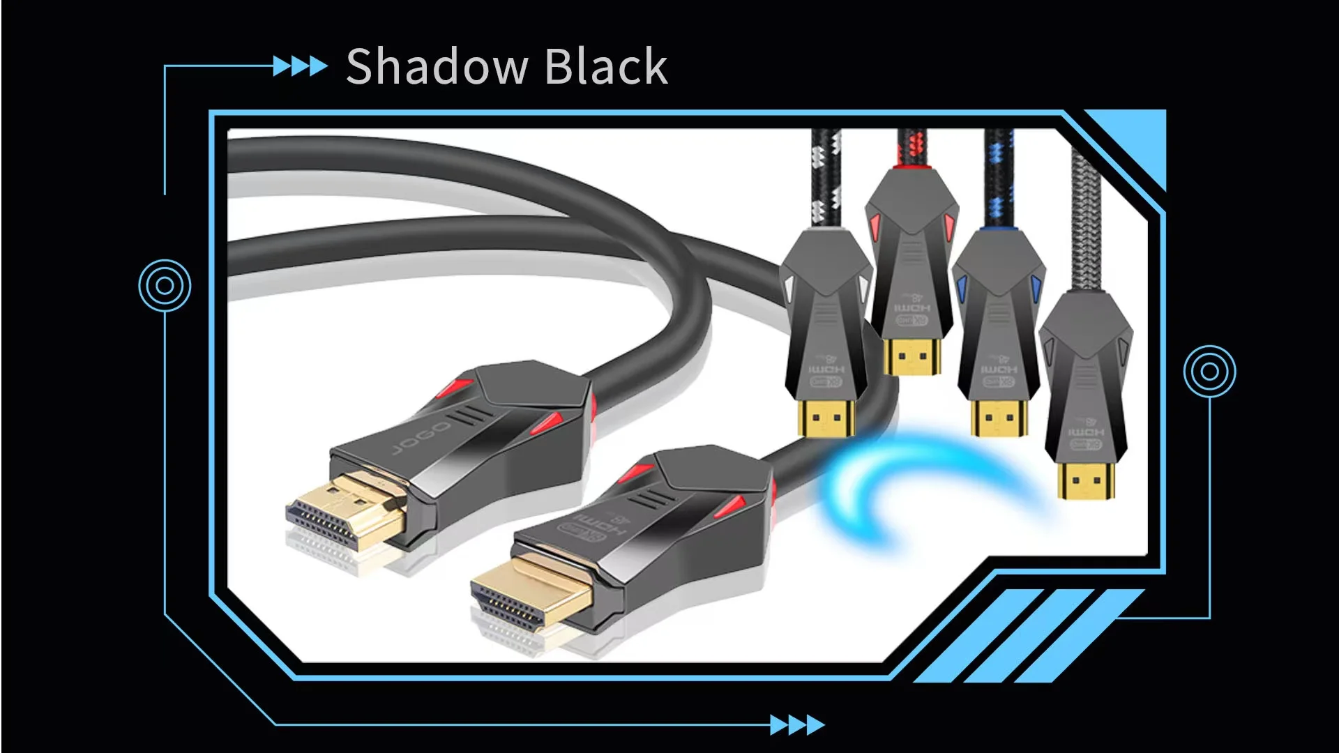 2022 Newest HD Video 8K@60Hz 4K@120Hz HDMI Cable 2.1v for Home Theater System/Monitor/Game Consol