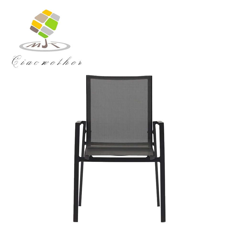 Оптовая продажа с фабрики, современный дизайн, уличная мебель для патио, сада, бистро, кафе, ресторан, обеденное кресло, алюминиевый уличный стул
