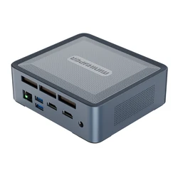 MiniHyper HI6 Mini PC AMD Ryzen 5 5600H CPU 16GB DR4-3200M 512GB Storage SSD NVME WiFi 6E Bluetooth 5.2 DC Jack HDMI Type-C