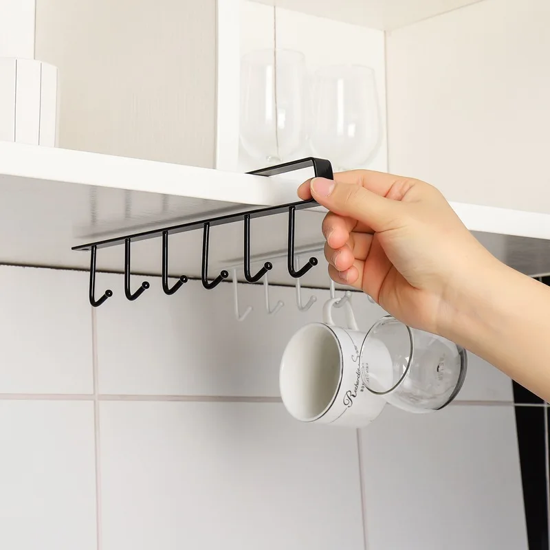 Mug Hooks Under Cabinet Coffee Cup Mug Holder for Kitchen