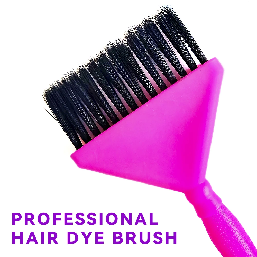Customize Colorful Application barber Tint Dye brush Wide Hair Dye Tint Hairdressing Brush for Beauty Salon Natural Hair Dye Bru