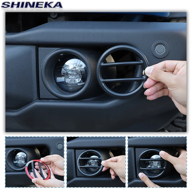Hot Sale Exterior Car Accessories Front Foglight Cover Fog Lamp Decoration And Protection For Ford Bronco 2021+