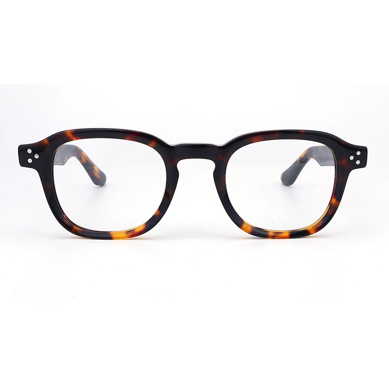 Glasses Manufacture  Fashion Handmade Custom Logo Clear Lenses Acetate Glasses Optical Frames Brand Luxury Eyewear