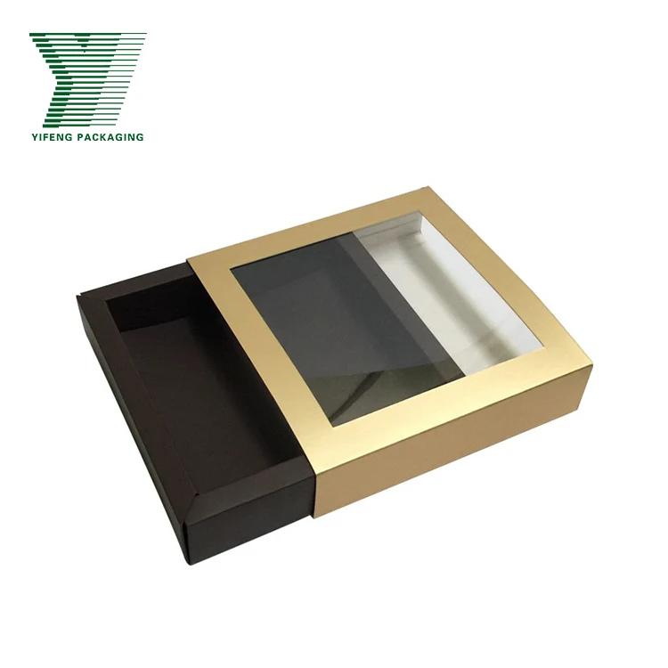 High Quality Custom Design Wedding Sweet Candy Paper Packaging Box Handmade Truffle Chocolate with Pvc