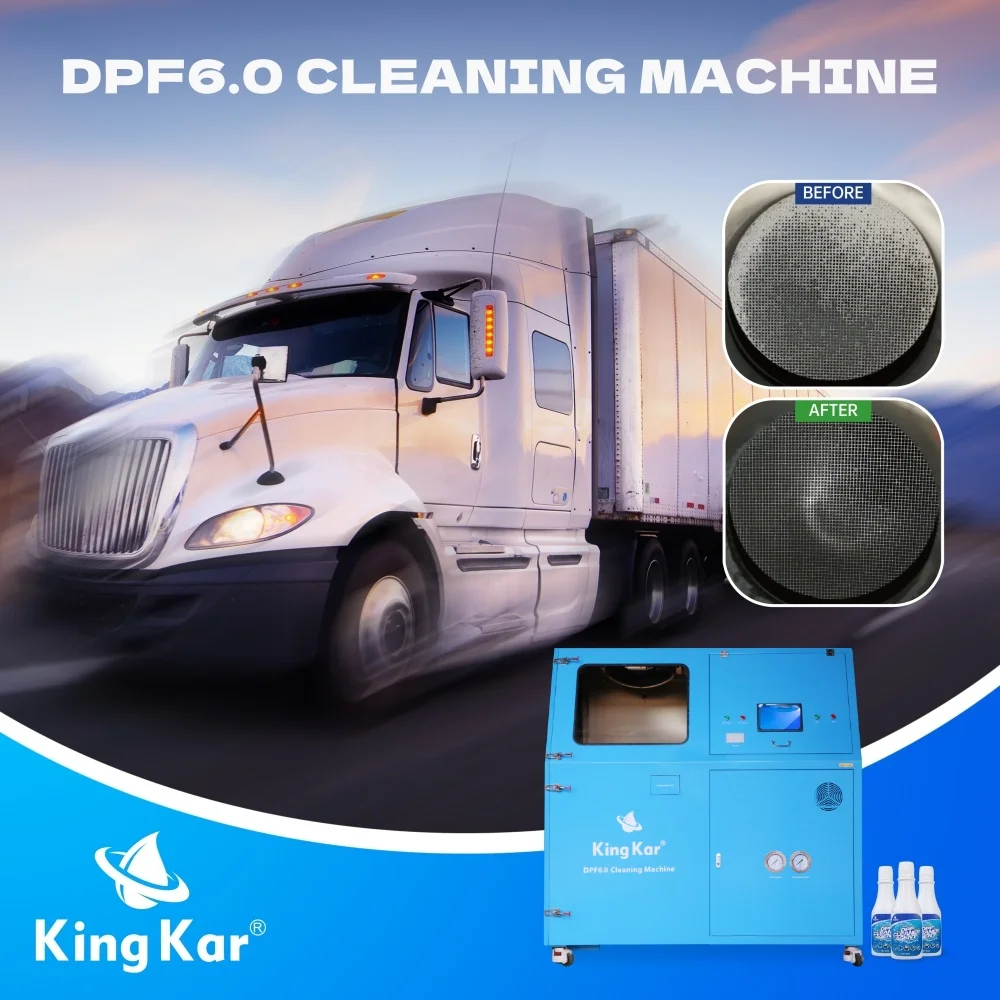 KingKar car care cleaning car SCR DOC FAP DPF EGR cleaner machine 100%effect machine for cleaning the dpf filter