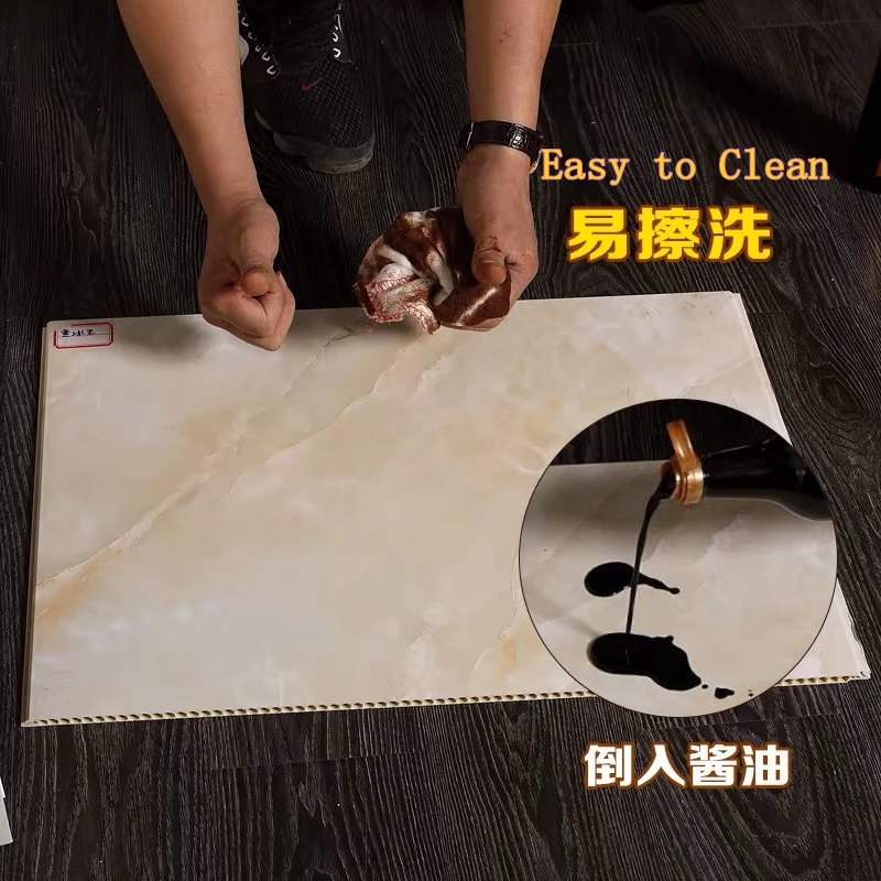 B1 Heat Resistant Plastic Laminated Bamboo Fiber Wall Panels for Wall