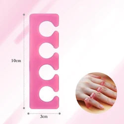 Factory Wholesale Finger Spacer Silicone Soft Toe Separator Feet Crooked Toes Washable Dividers