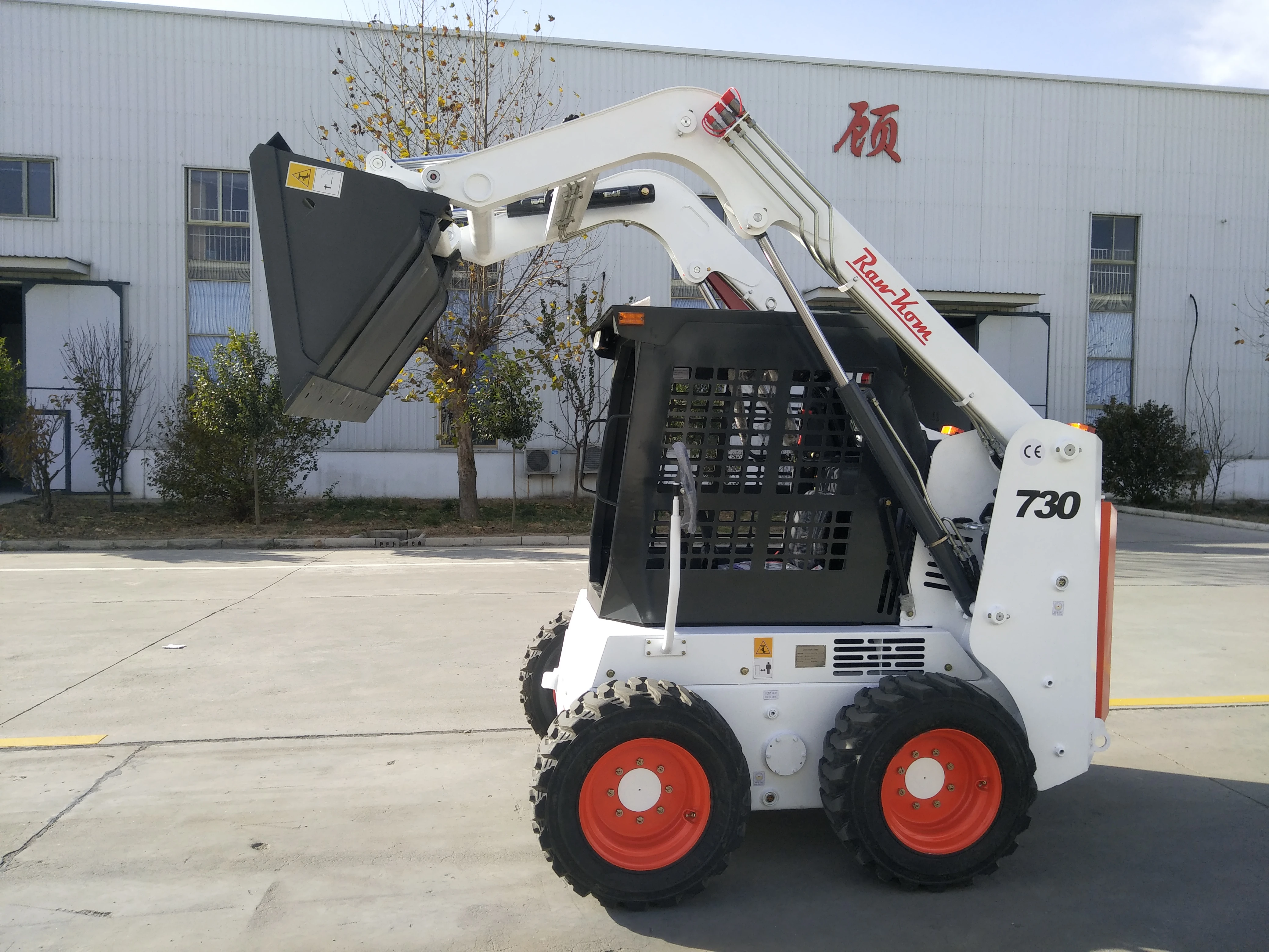Сильная и эффективная система передачи энергии WT830 75Hp 830 кг погрузчик с бортовым поворотом 2020 популярные продукты