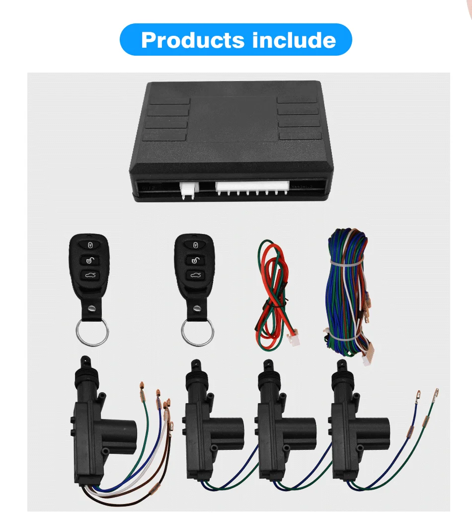  car remote central lock locking system keyless entry universal electric center