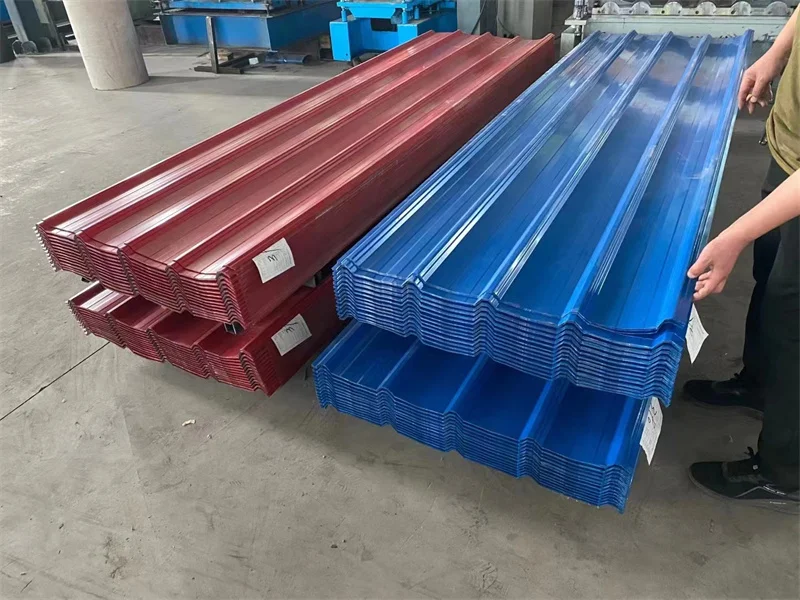 Цветные кровельные листы с покрытием ibr aluzinc dx51d предварительно окрашенные стальные катушки galvalume рулон PPGI гофрированные