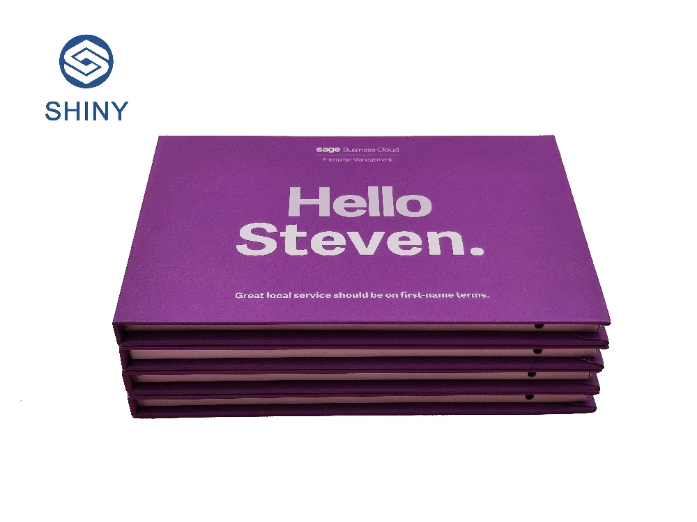 Custom Handmade Luxury 7 Inch LCD Screen Mini Video Brochure Custom Video Business Card For Advertising Marketing Invitation