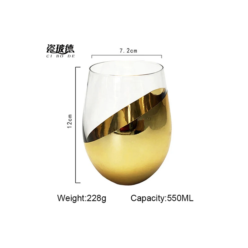 2022 Star sky tripe juice drink mousse cup Rainbow egg glassIns galvanized creative glass home rainbow starry sky cup for milk