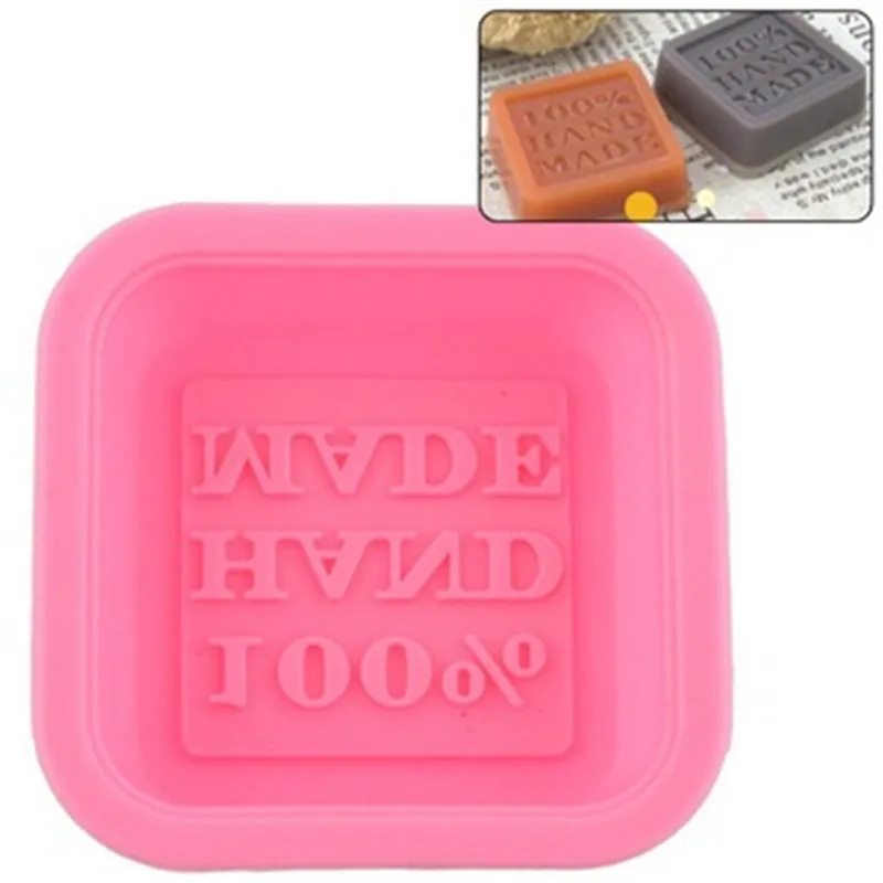 Square Shape Hand Made Food Grade Silicone Soap Mold Diy For Soap Making Fondant Cake Decorating Tools Soap Make R0829