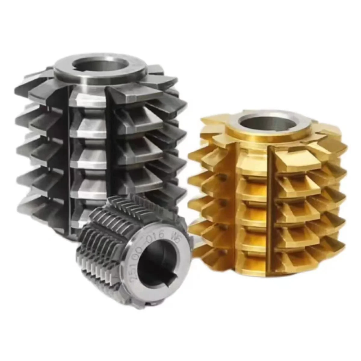 High Quality HSS Coated Module M0.5-M50  DP Gear Hob Chamfer  Sprocket Involute Gear Hob For Gear Cutter