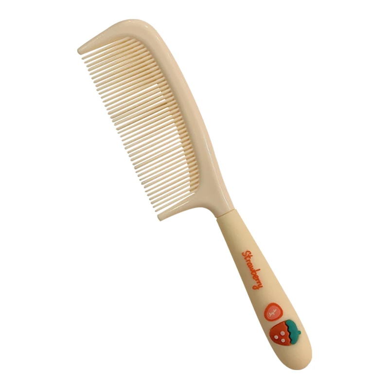 Cartoon Animal Fruit Soft Glue Straight Hair Comb Cute Rabbit Panda Chick Style Comb