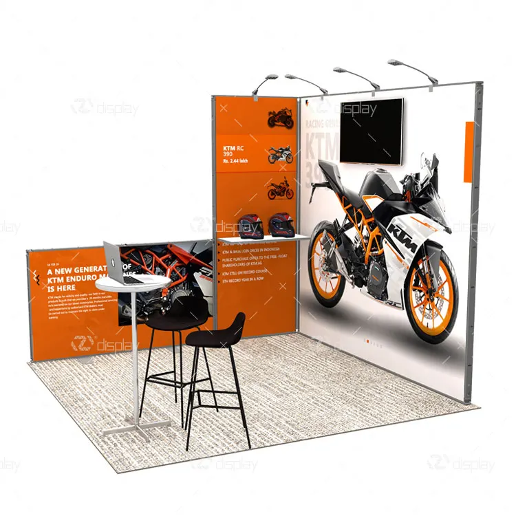 10x10 10x20 Custom easy expandable exhibition Tradeshow Displays Stand Booth for Fairs