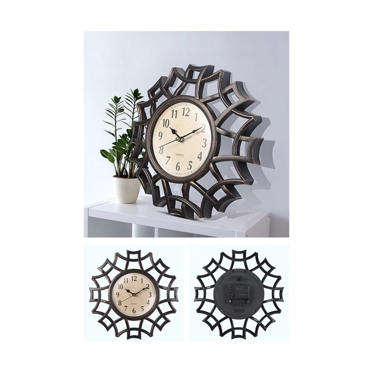 New Style Hot Selling Art Luxury Modern Home Decorative 3d Wall Clock