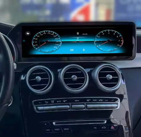 ZWNAV 14.9INCH Android Screen For Mercedes BENZ GLC C W205 2015 - 2018 NTG 5.0 Car Navigation 2560*720 HD Wireless Carplay LHD