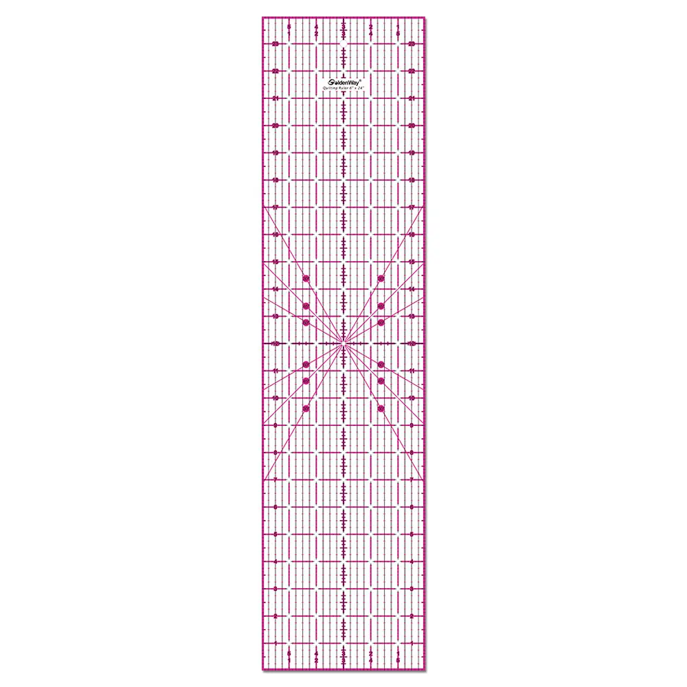acrylic quilting ruler inch
