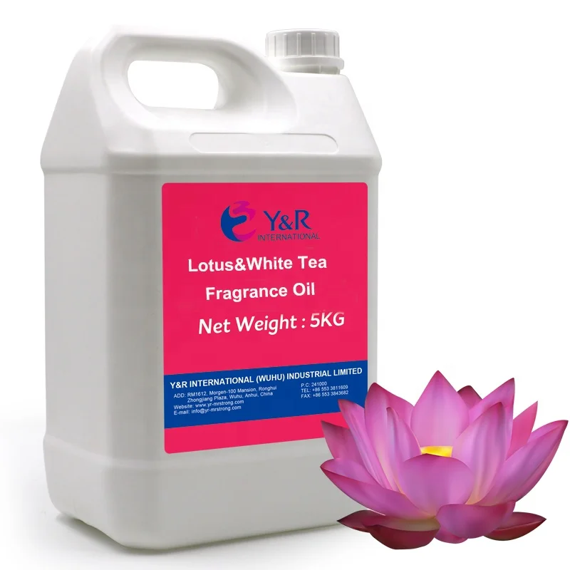 Free Sample High Concentration Lotus White Tea Fragrance Oil For Candles Making With Free Sample