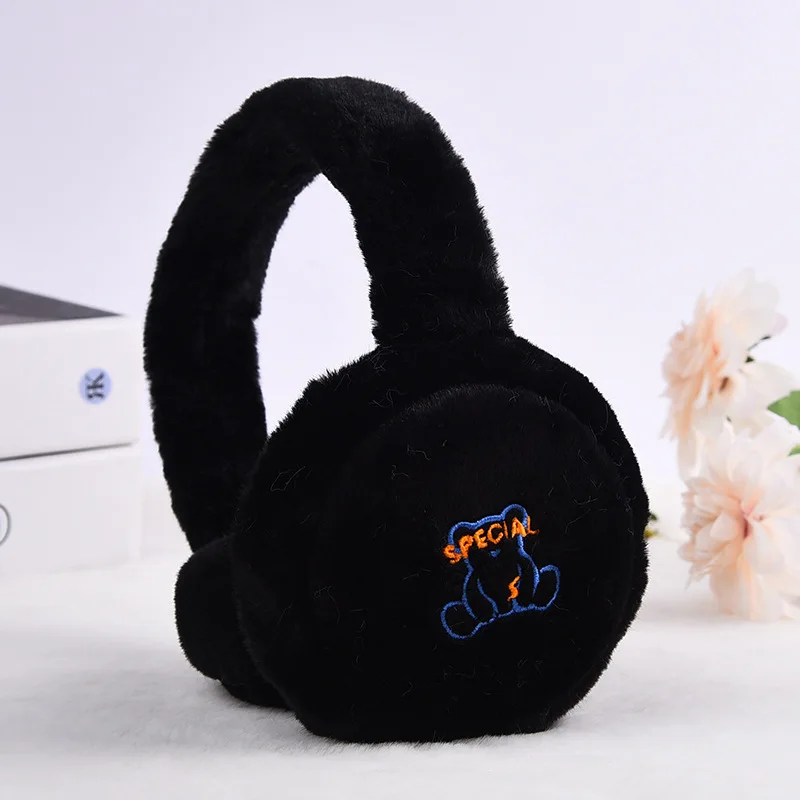 Winter Plush Earphone Wireless Headphone With Classic Color Soft Earmuff Headsets