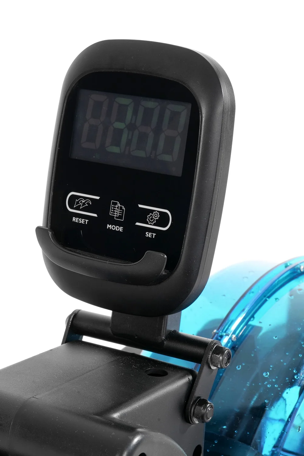 Water Rowing Machine Water Rower with LCD Monitor Water Resistance for Home gym indoor Use 120KGS capacity